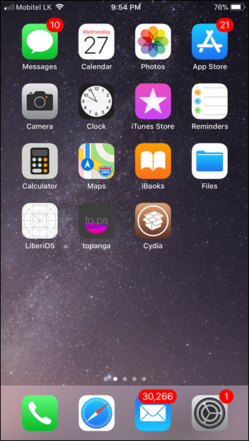 Hướng dẫn Jailbreak và cài Cydia cho iOS 11 – 11.1.2